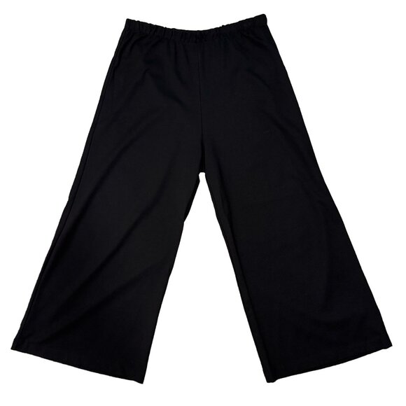 Bryn Walker Women’s Medium Black Ankle Length Straight Leg Modal Pants - Picture 1 of 6